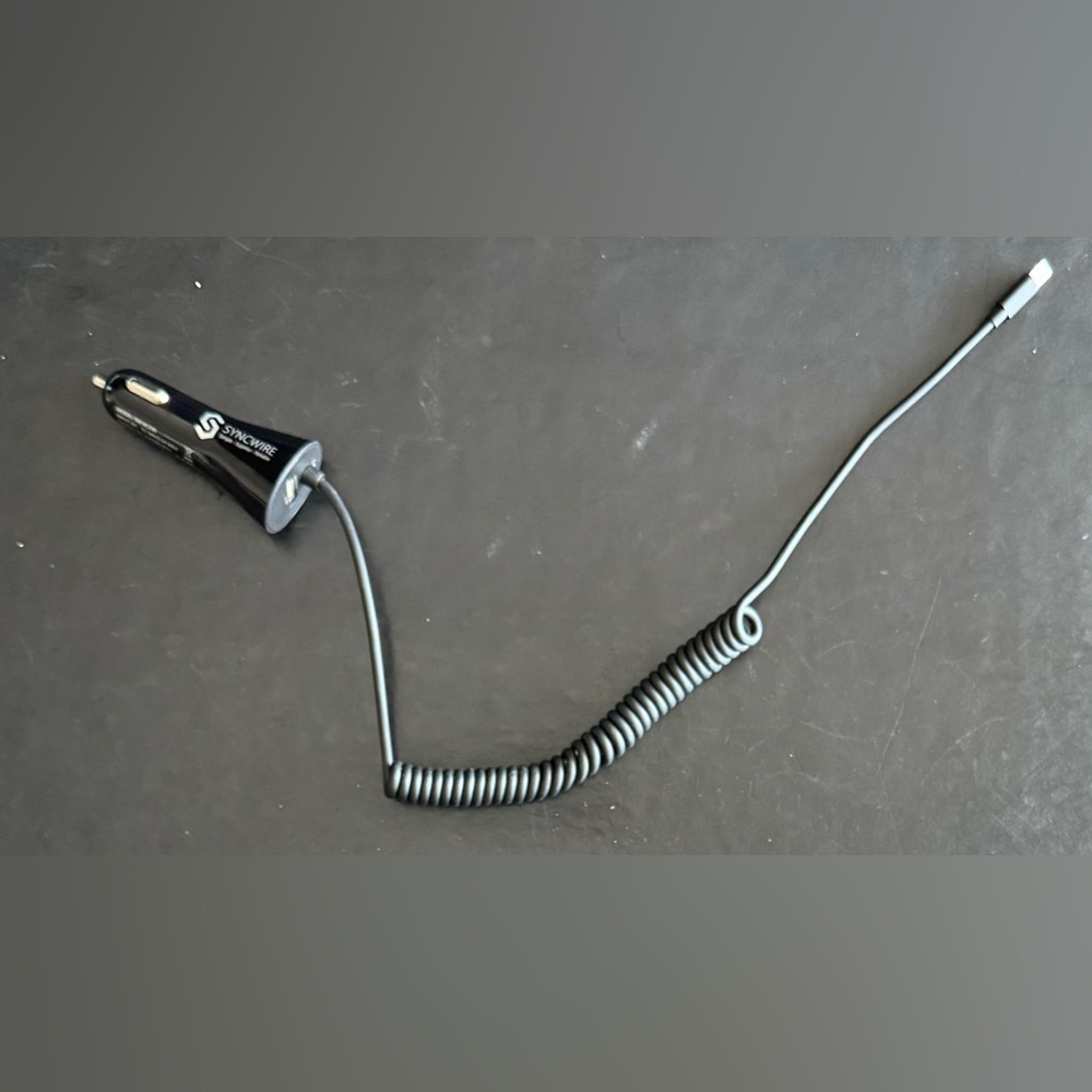Syncwire - Car Phone Charger w/ Coil Adapter